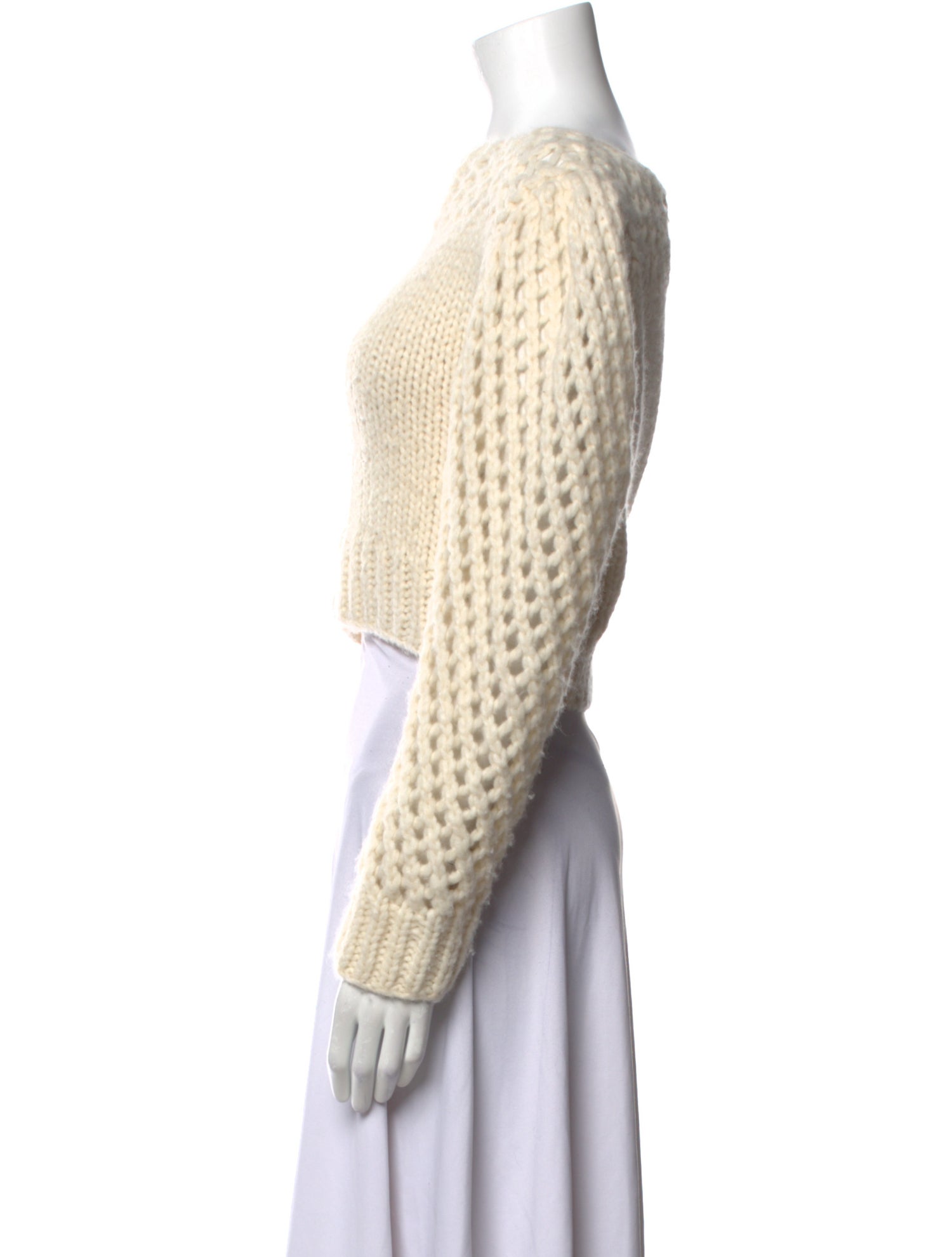 LoveShackFancy Baby Alpaca Bateau Neckline Sweater