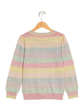 LoveShackFancy Girl's Glitter Cardigan