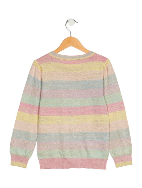 LoveShackFancy Girl's Glitter Cardigan