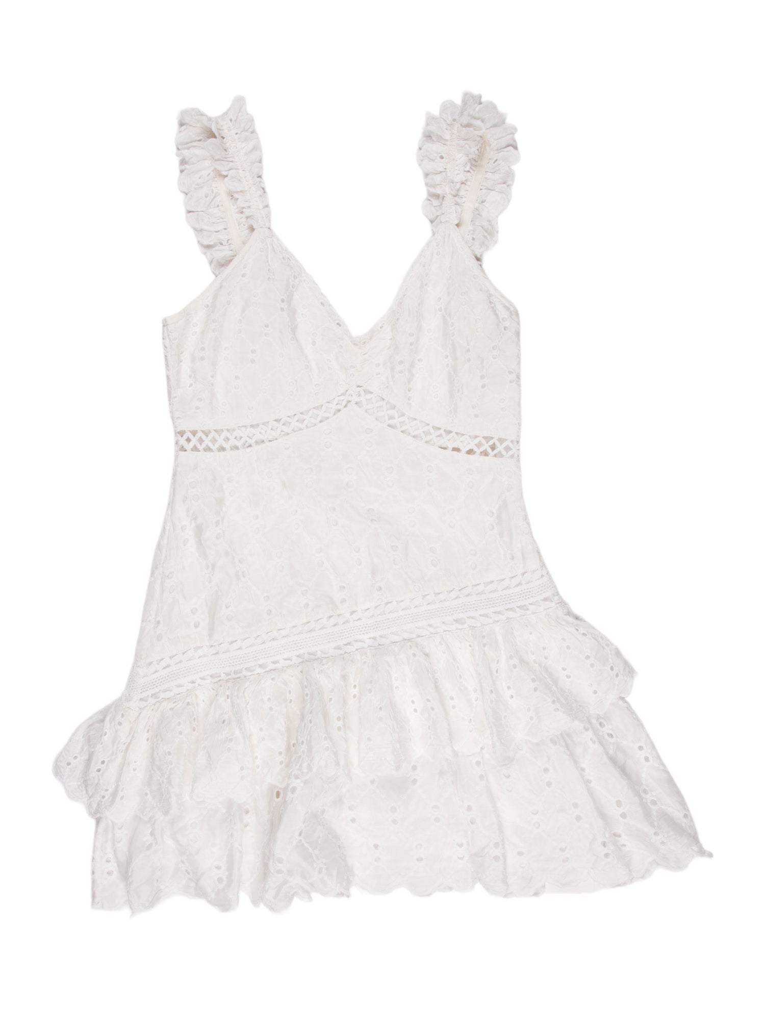 LoveShackFancy Silk Mini Dress