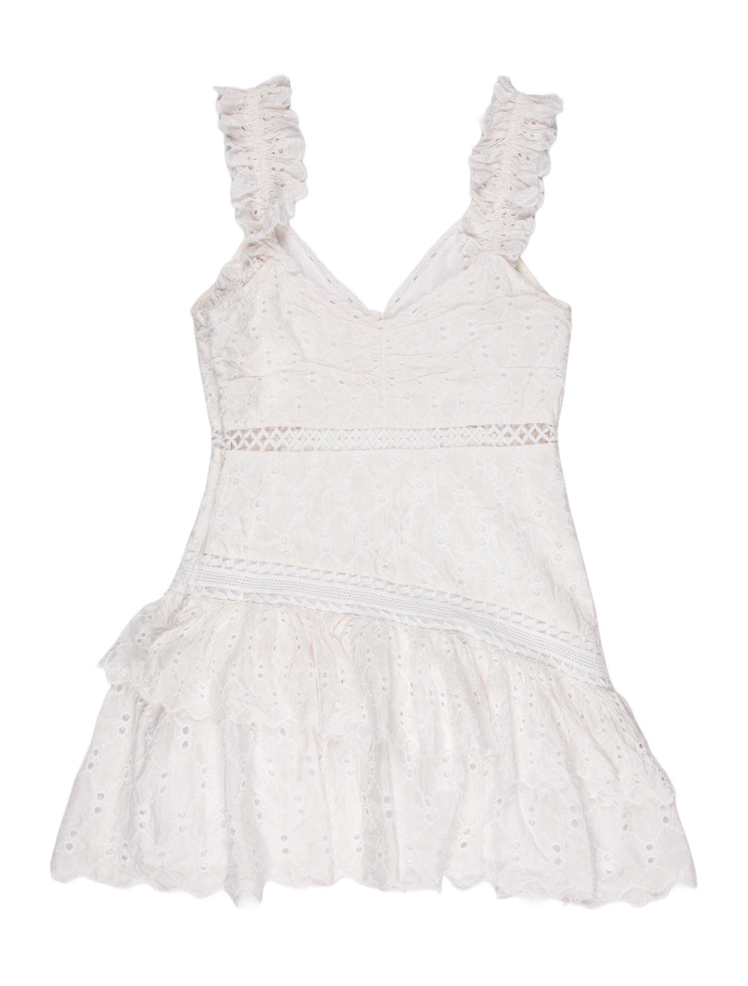 LoveShackFancy Silk Mini Dress