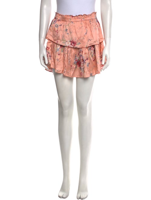 LoveShackFancy Silk Mini Skirt