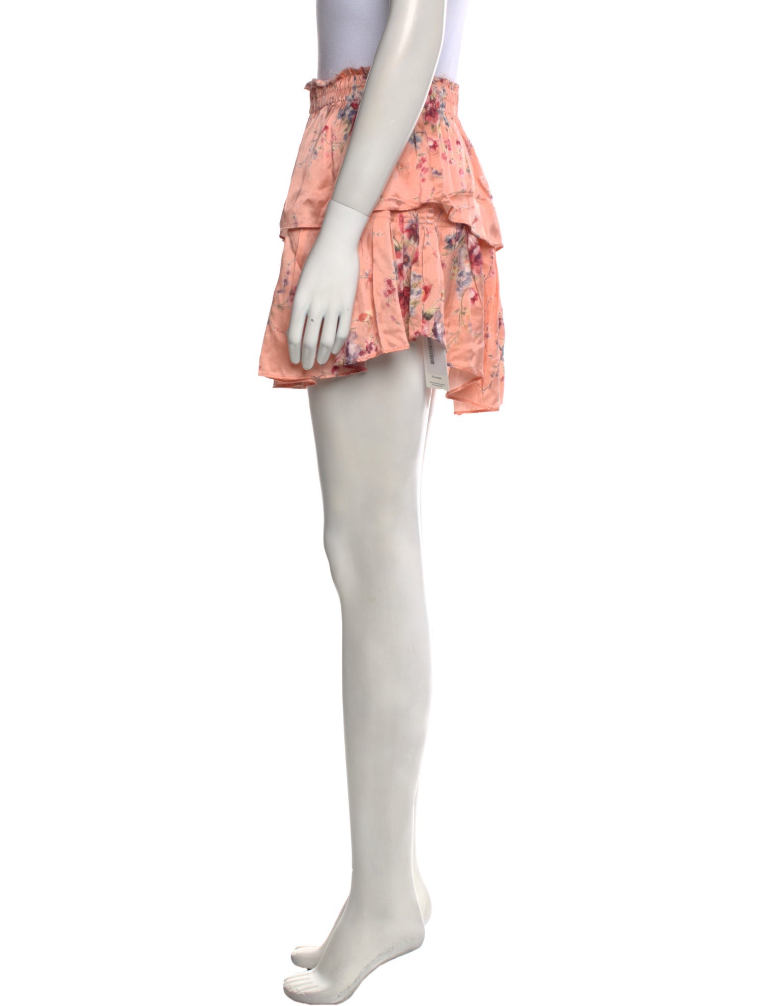 LoveShackFancy Silk Mini Skirt