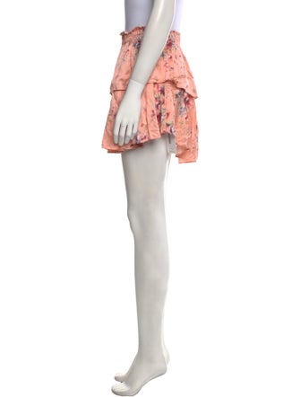 LoveShackFancy Silk Mini Skirt