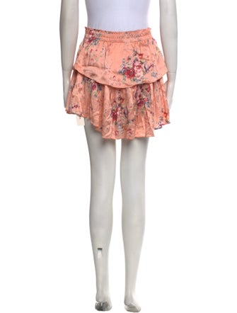 LoveShackFancy Silk Mini Skirt