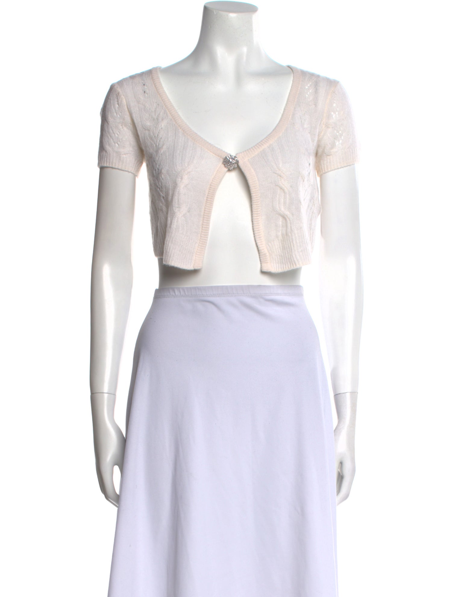 LoveShackFancy Wool V-Neck Sweater