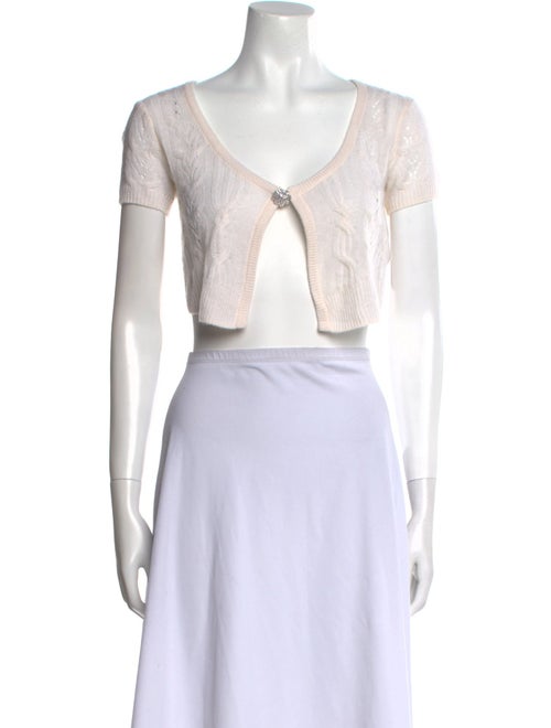 LoveShackFancy Wool V-Neck Sweater