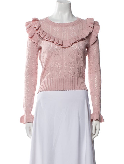 LoveShackFancy Crew Neck Sweater