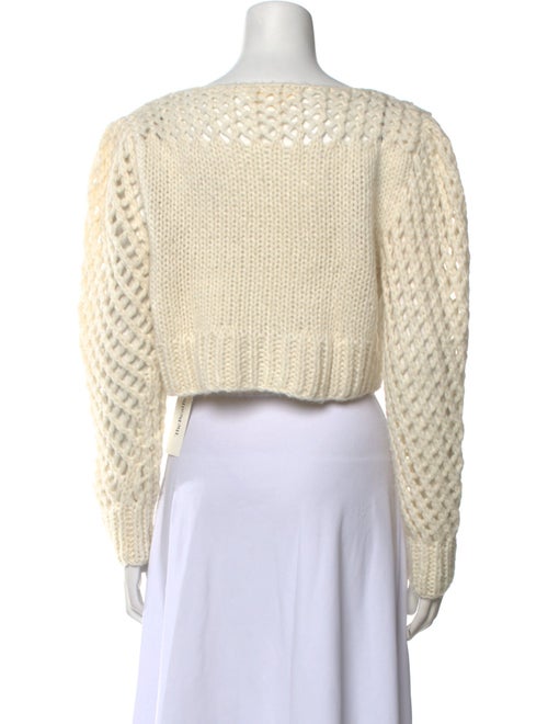 LoveShackFancy Baby Alpaca Bateau Neckline Sweater