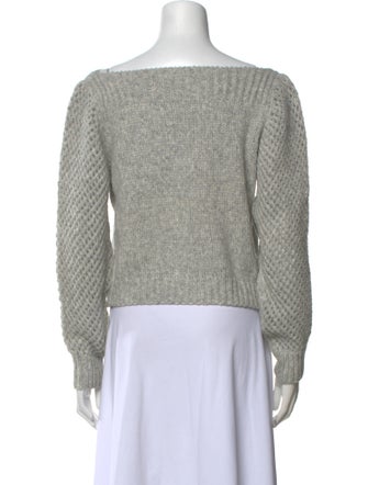 LoveShackFancy Baby Alpaca Bateau Neckline Sweater