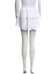 LoveShackFancy Embroidered Accent Mini Skirt