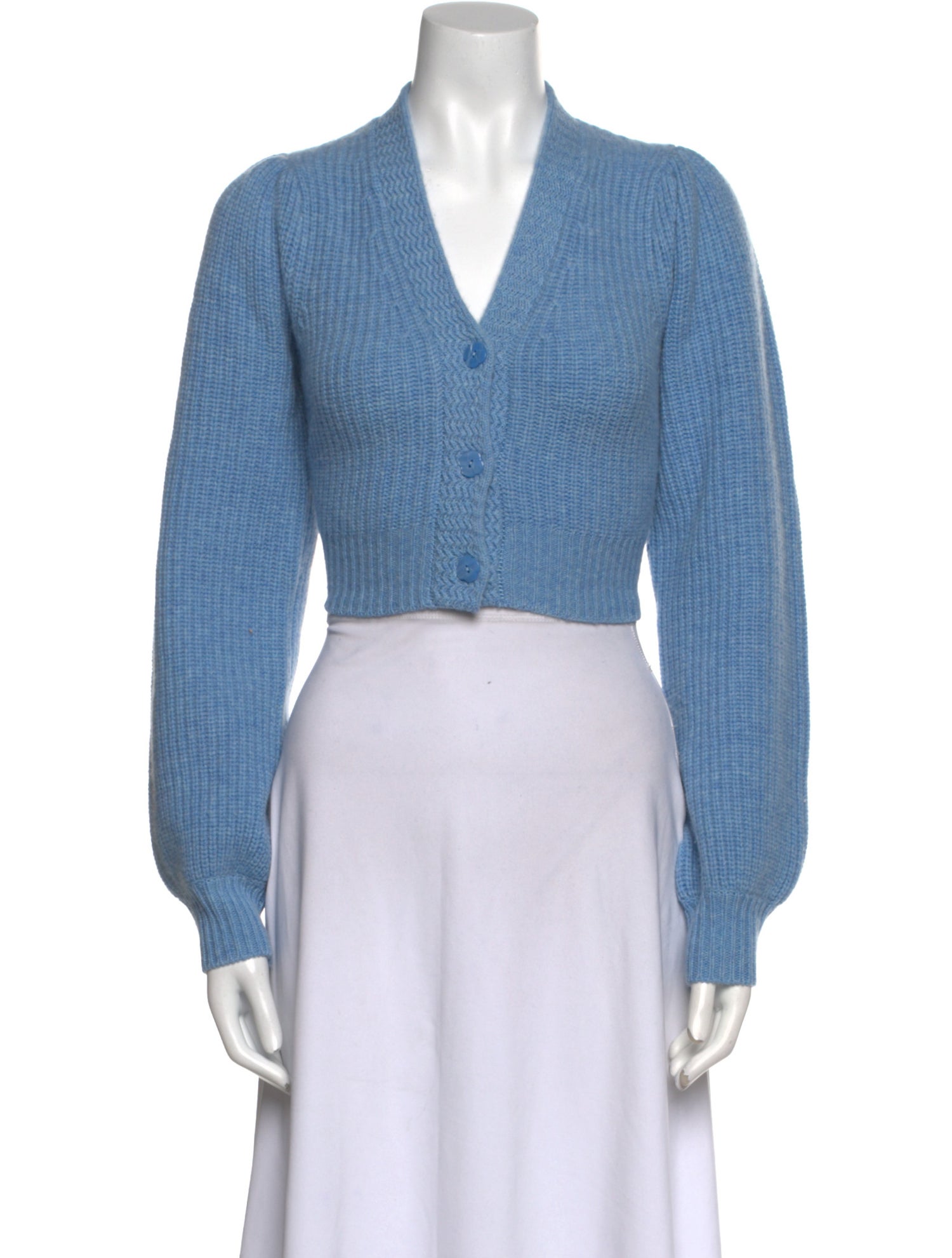 LoveShackFancy Wool V-Neck Sweater