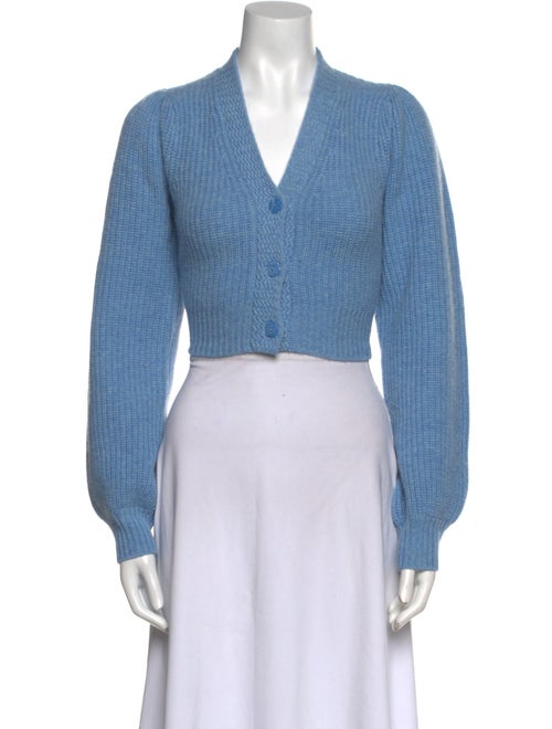 LoveShackFancy Wool V-Neck Sweater