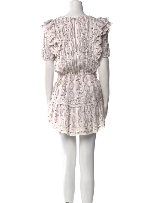 LoveShackFancy Printed Mini Dress