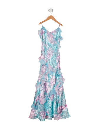 LoveShackFancy Printed Sleeveless Dress