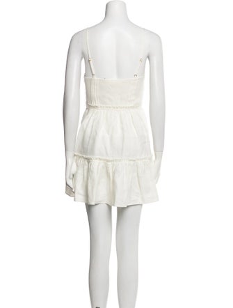 LoveShackFancy Linen Mini Dress