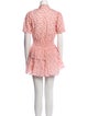 LoveShackFancy Floral Print Mini Dress