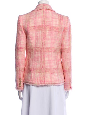LoveShackFancy Plaid Print Blazer