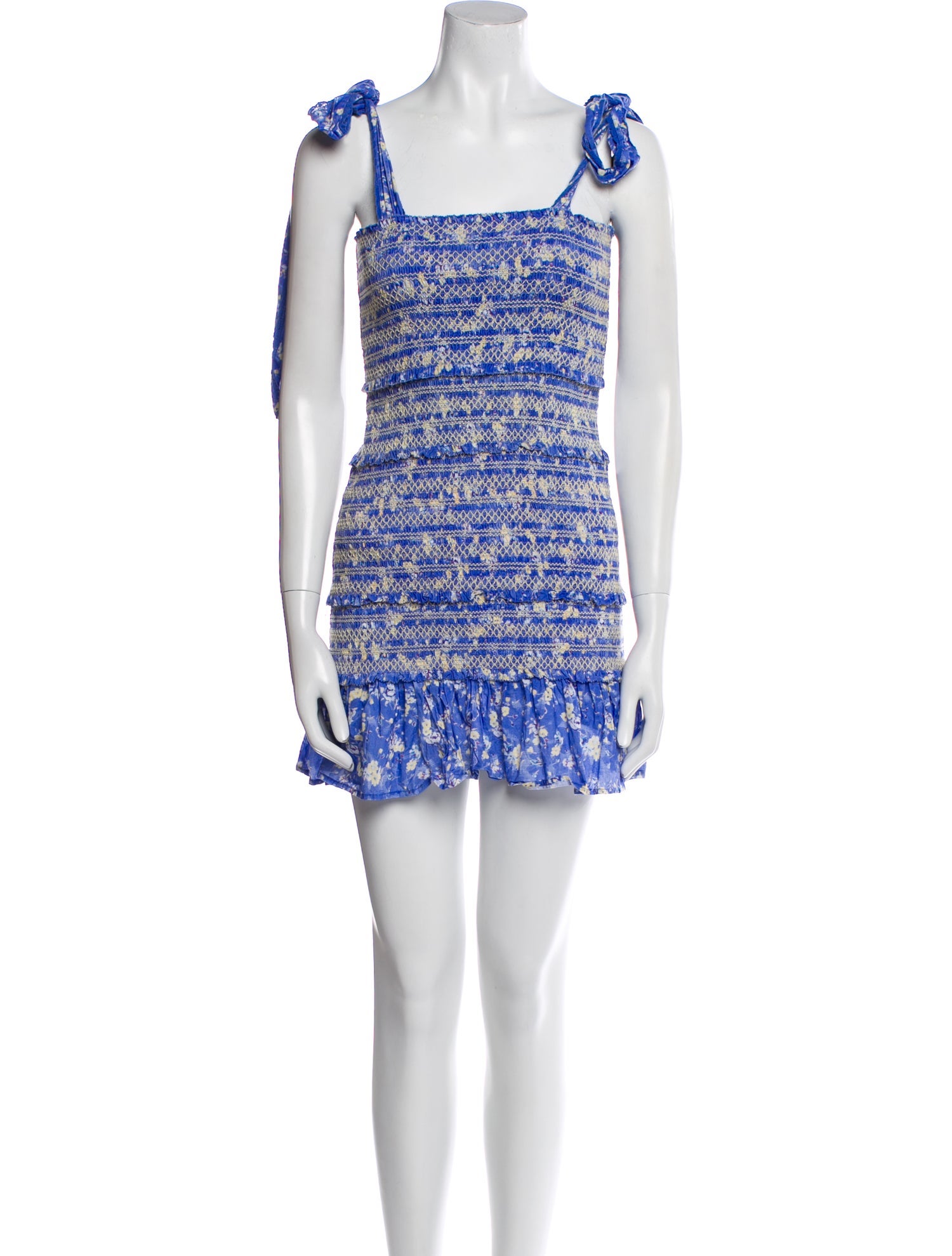 LoveShackFancy Printed Mini Dress