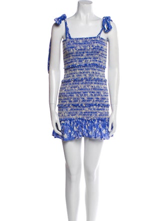 LoveShackFancy Printed Mini Dress