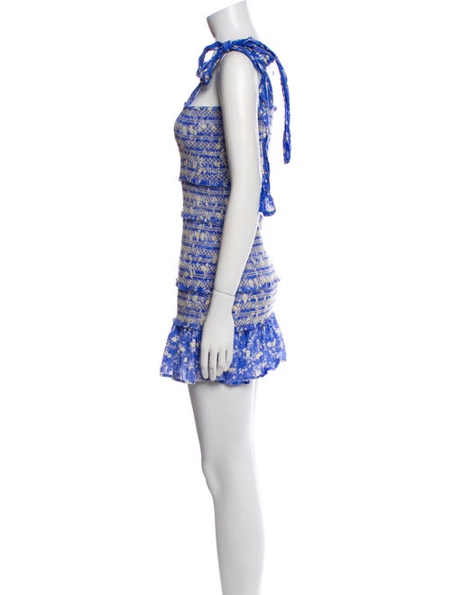 LoveShackFancy Printed Mini Dress