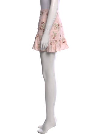 LoveShackFancy Linen Mini Skirt