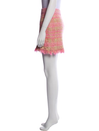 LoveShackFancy Tweed Pattern Knee-Length Skirt
