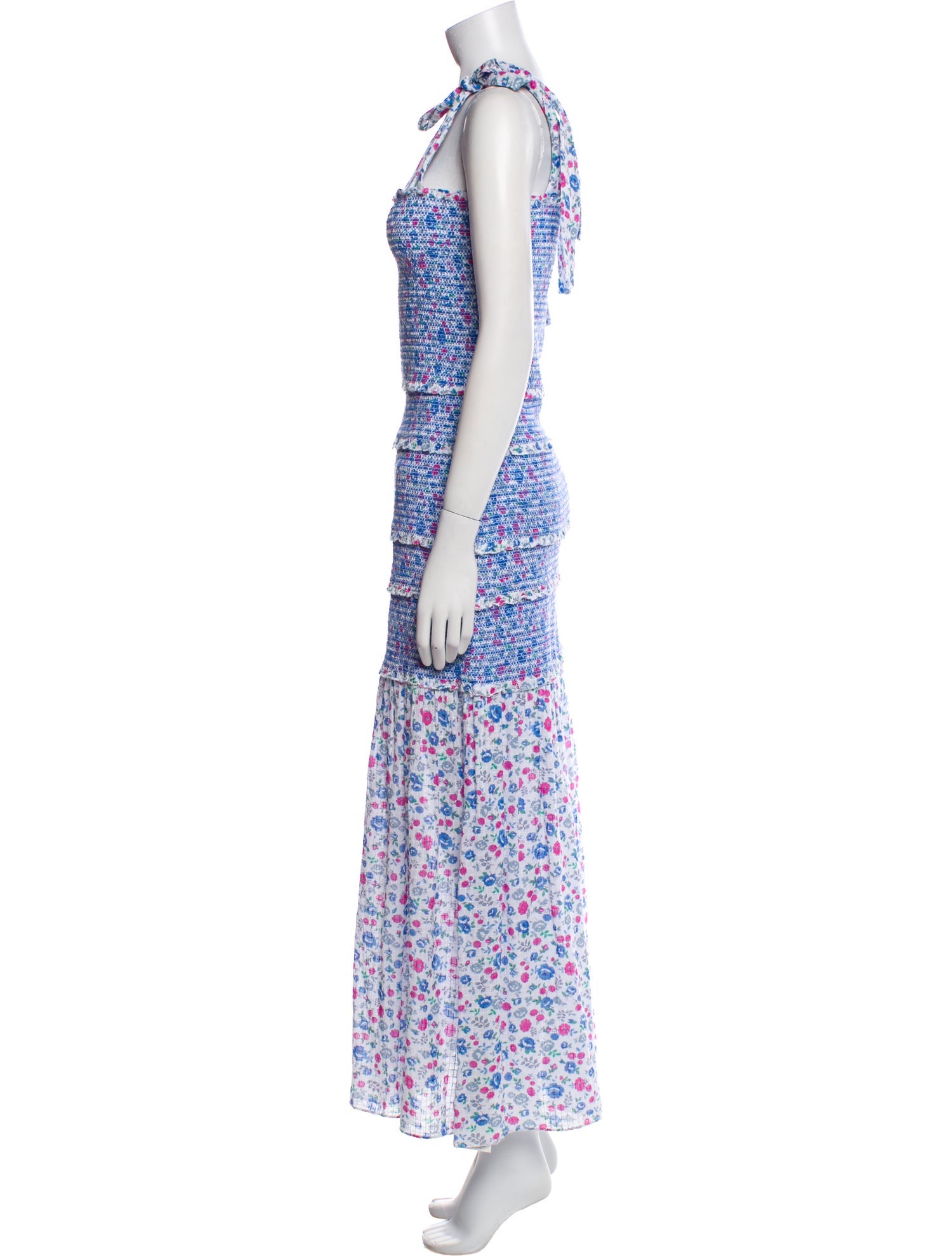 LoveShackFancy Printed Long Dress w/ Tags