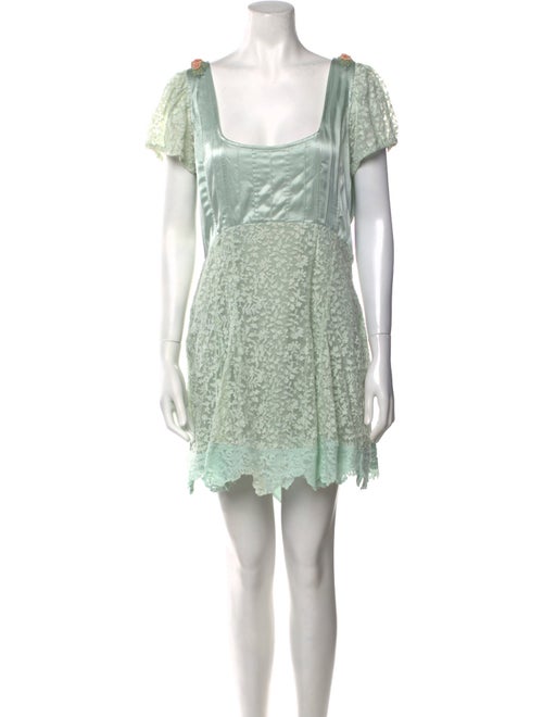 LoveShackFancy Silk Mini Dress