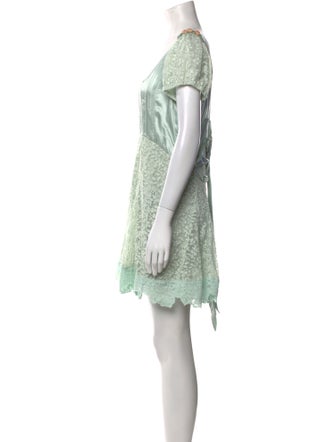 LoveShackFancy Silk Mini Dress