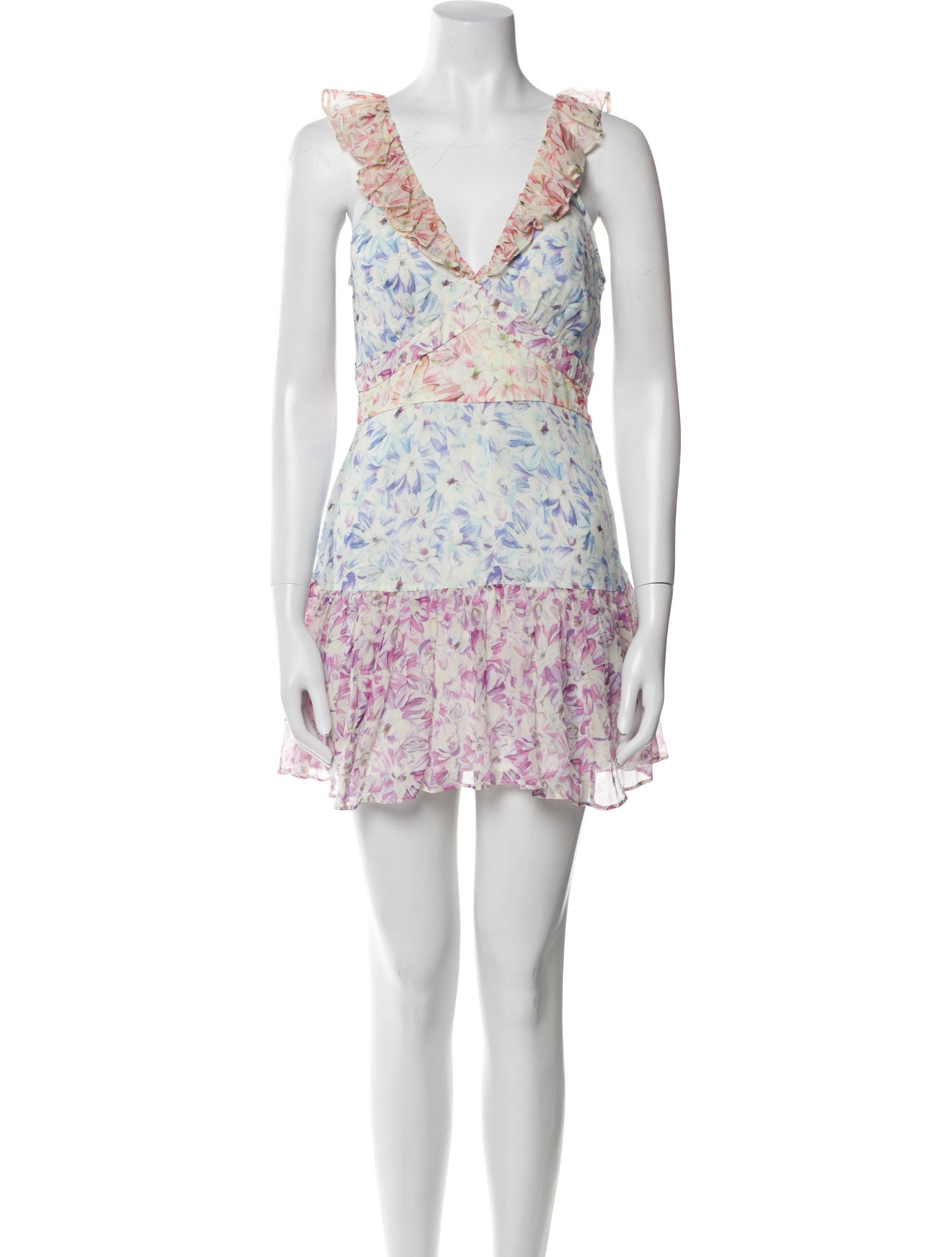 LoveShackFancy Silk Mini Dress