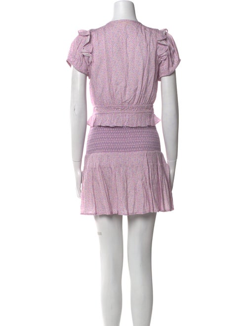 LoveShackFancy Scoop Neck Mini Dress