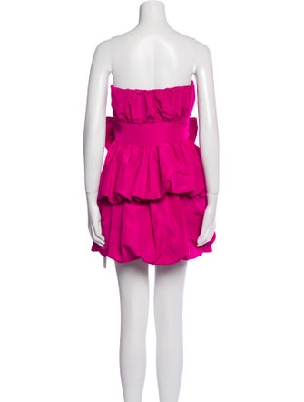 LoveShackFancy Strapless Mini Dress