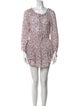 LoveShackFancy Floral Print Mini Dress