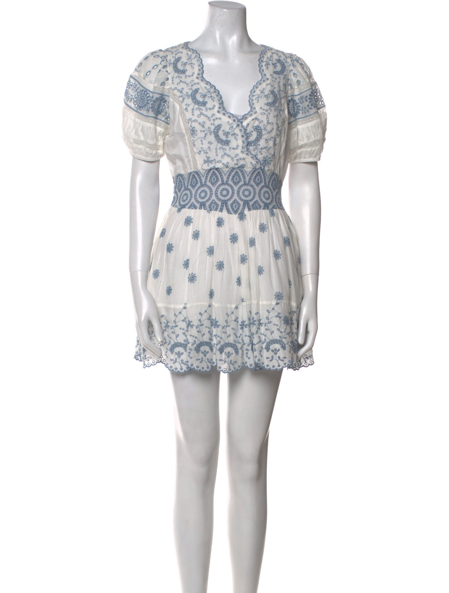 LoveShackFancy Printed Mini Dress