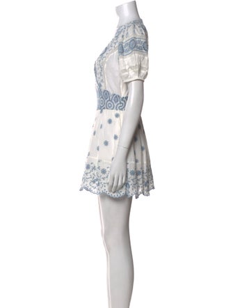 LoveShackFancy Printed Mini Dress