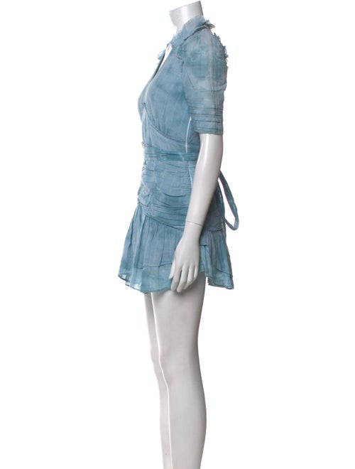 LoveShackFancy V-Neck Mini Dress