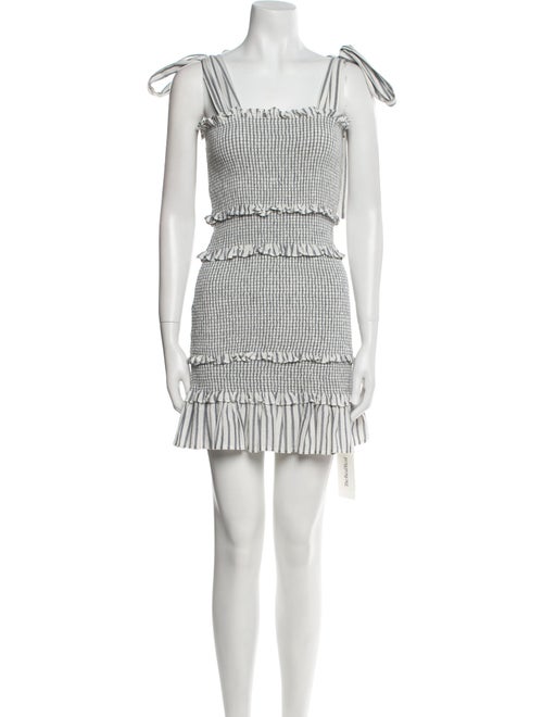 LoveShackFancy Plaid Print Mini Dress