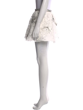 LoveShackFancy Lace Pattern Mini Skirt