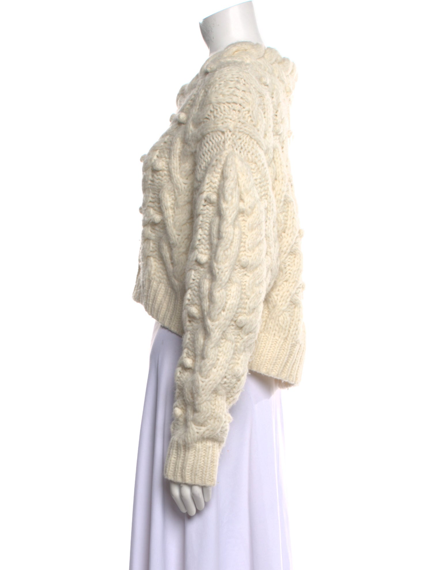 LoveShackFancy Baby Alpaca Crew Neck Sweater