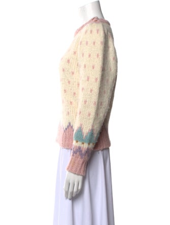 LoveShackFancy Alpaca Printed Sweater