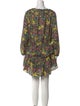 LoveShackFancy Floral Print Mini Dress