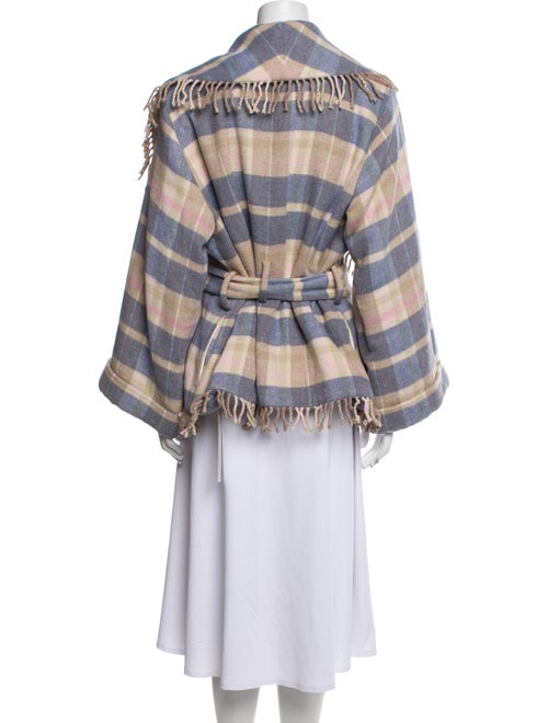 LoveShackFancy Plaid Print Coat