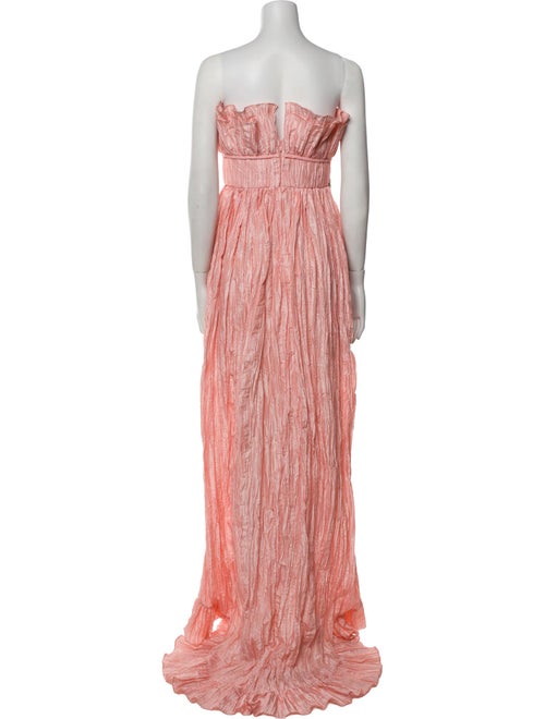 LoveShackFancy Strapless Long Dress