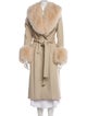 LoveShackFancy Wool Faux Fur Coat