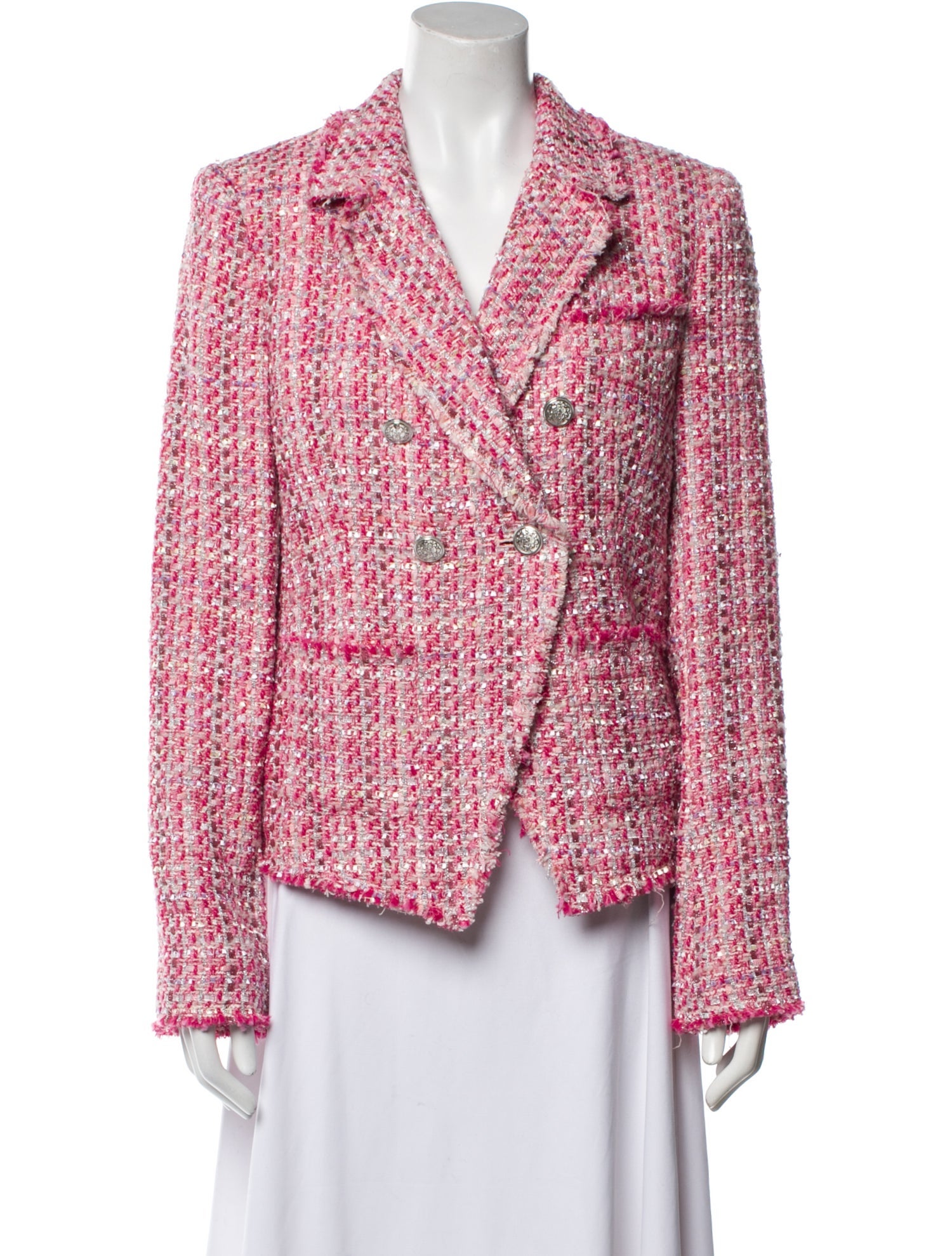 LoveShackFancy Tweed Pattern Blazer w/ Tags