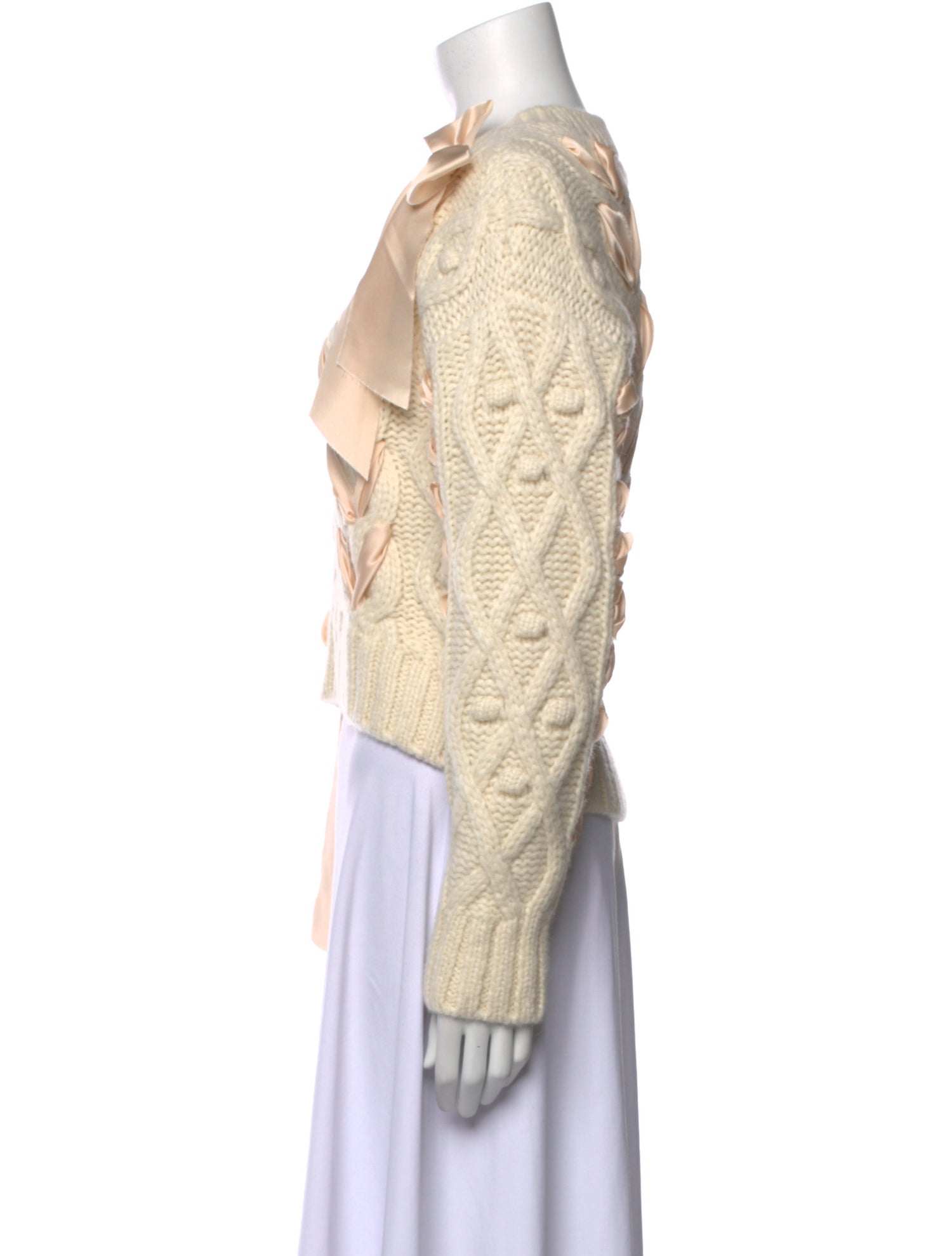 LoveShackFancy Baby Alpaca Crew Neck Sweater