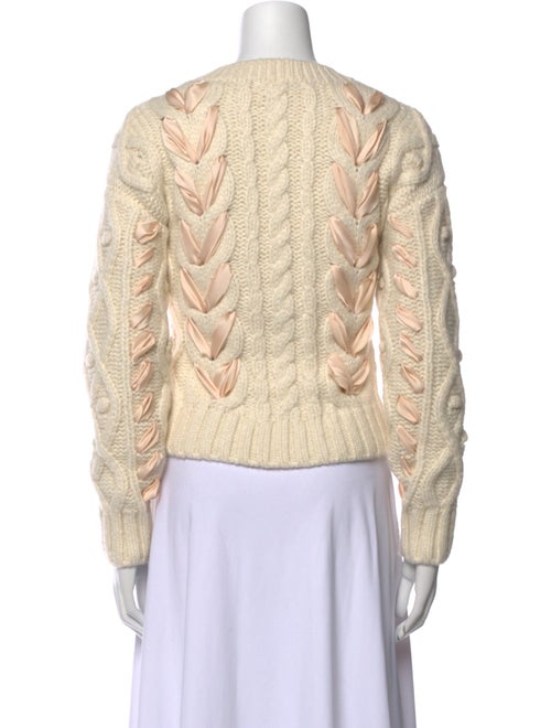 LoveShackFancy Baby Alpaca Crew Neck Sweater