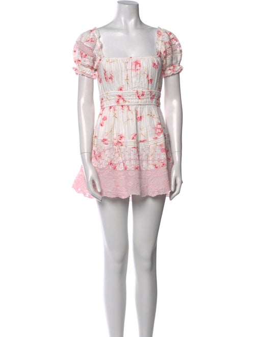 LoveShackFancy Printed Mini Dress
