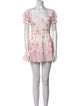 LoveShackFancy Printed Mini Dress